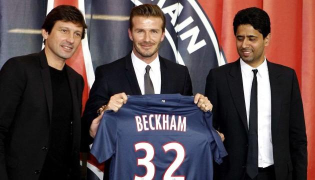 photo Beckham au PSG