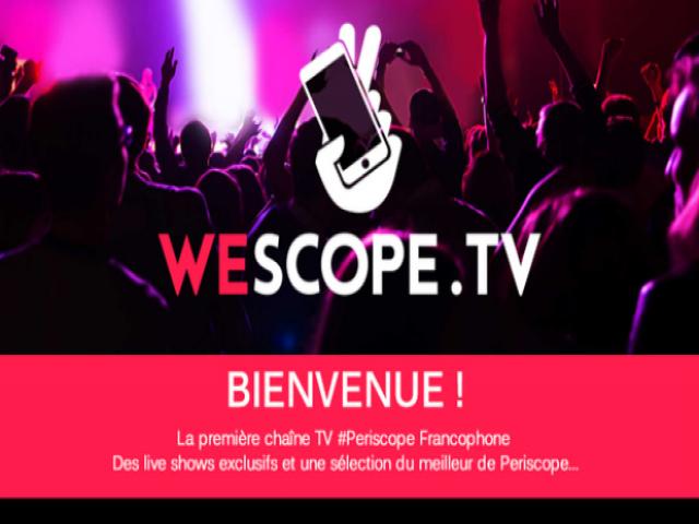 photo #SocialTV : @wescopetv , la première chaine #TV #SecondEcran sur #Periscope !